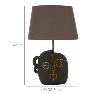 LAMPA STOŁOWA TRIBAL -A- 30,5X46 cm
